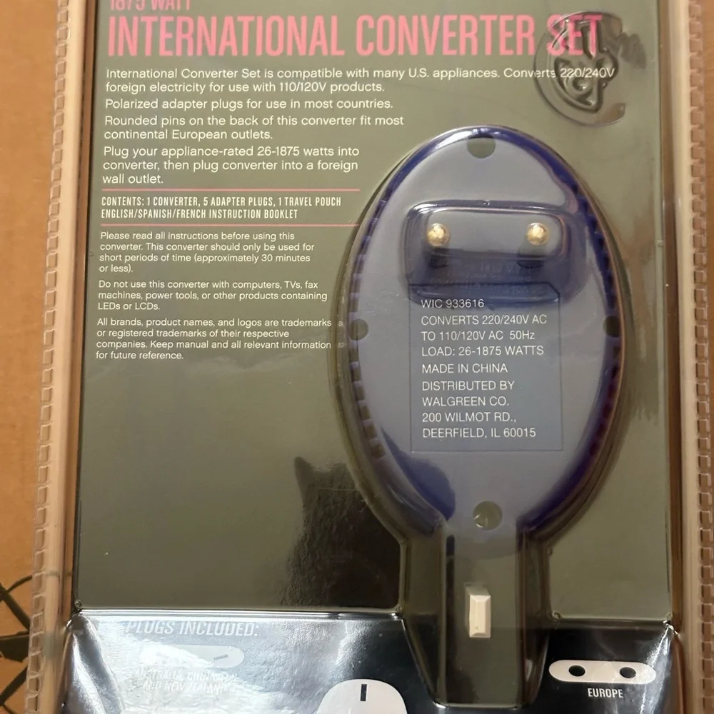 NIP…International Converter Set - White